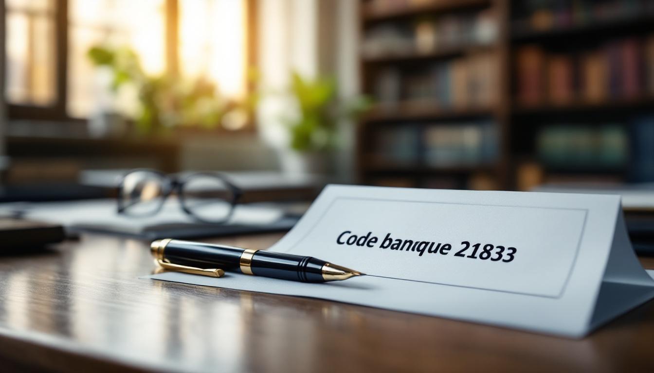 Code banque 21833 : quels impacts juridiques pour votre entreprise