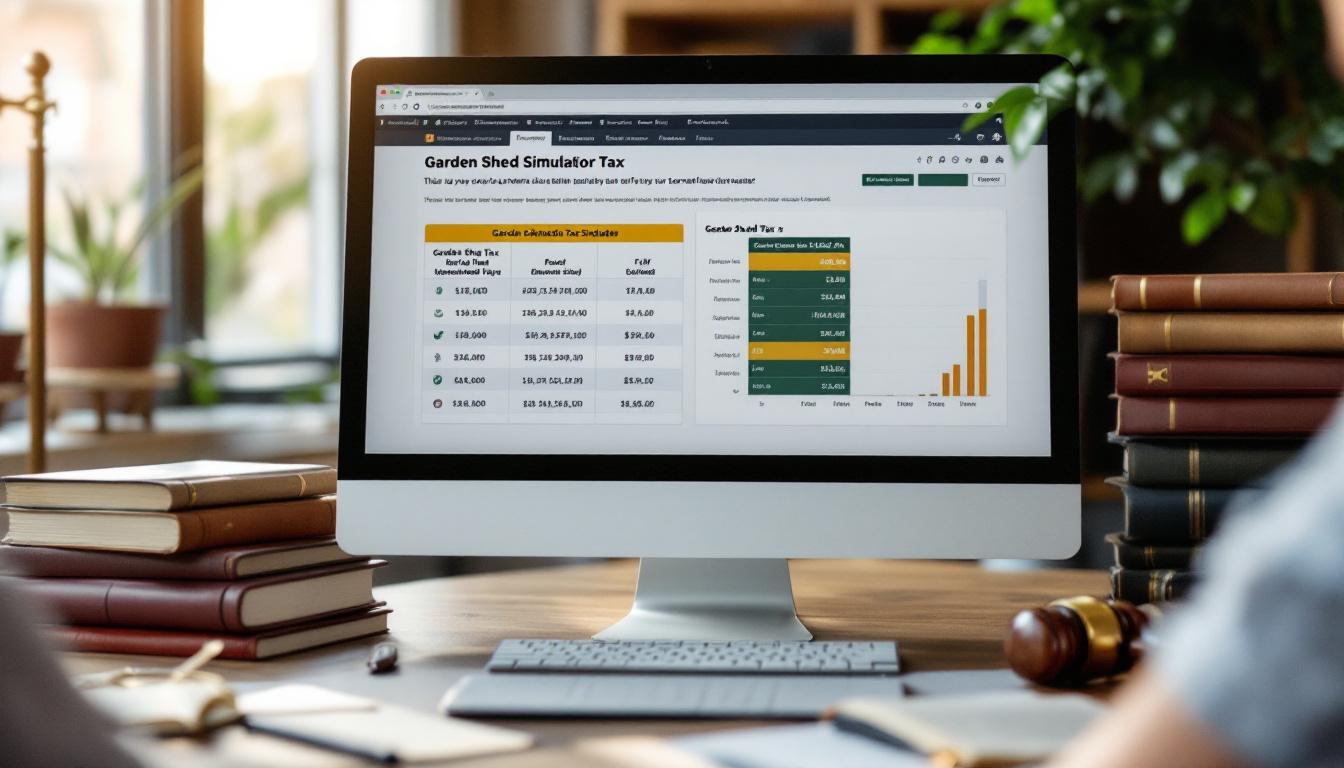 Utilisez notre simulateur de taxe abri de jardin